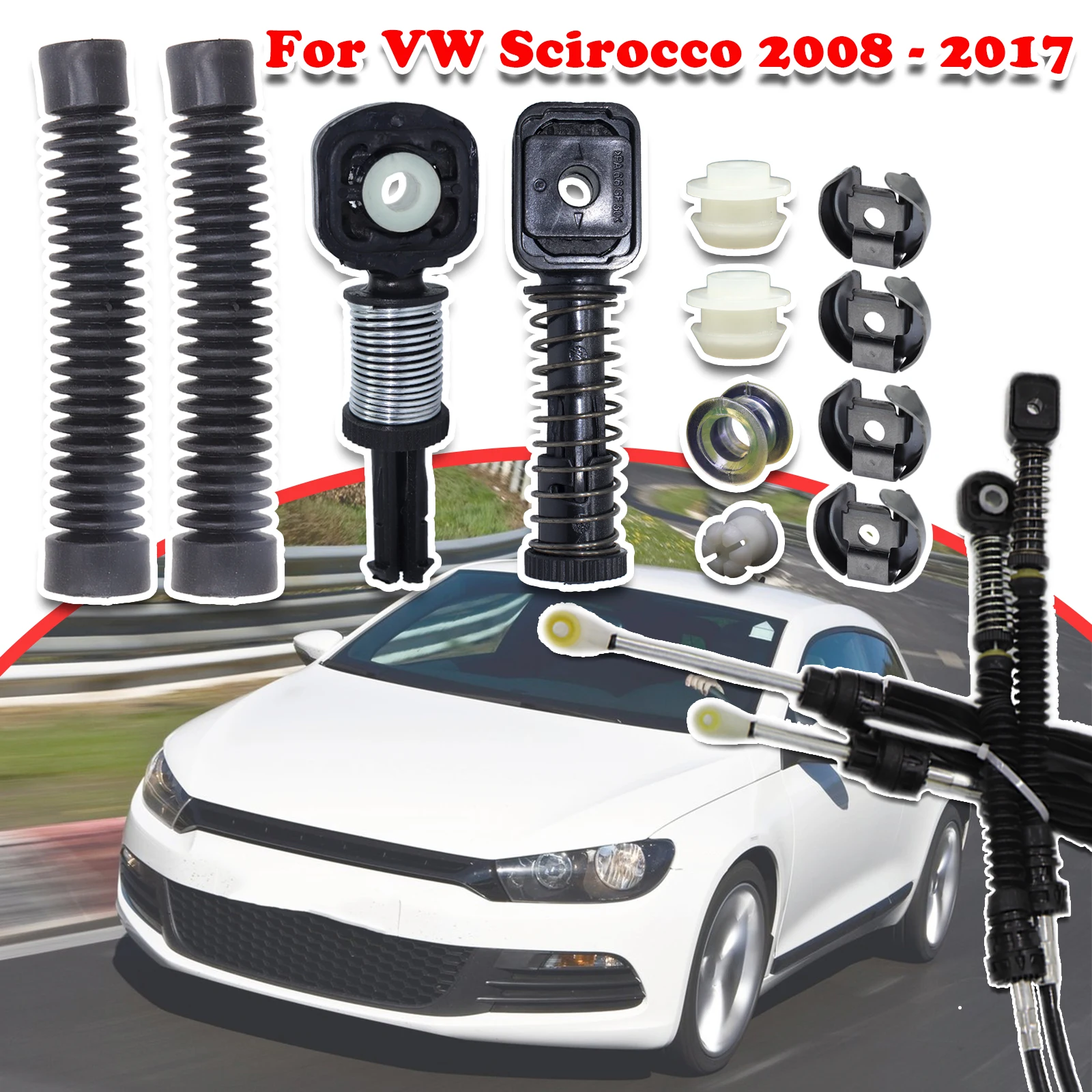 Для VW Scirocco ручной рычаг переключения передач трос втулка Боудена ремонтный