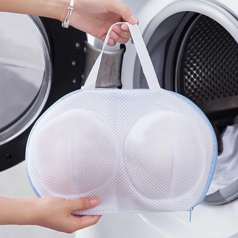 

Machine-wash Special Home Use Polyester Anti-deformation Bra Mesh Bags Laundry Brassiere Bag Cleaning Underwear