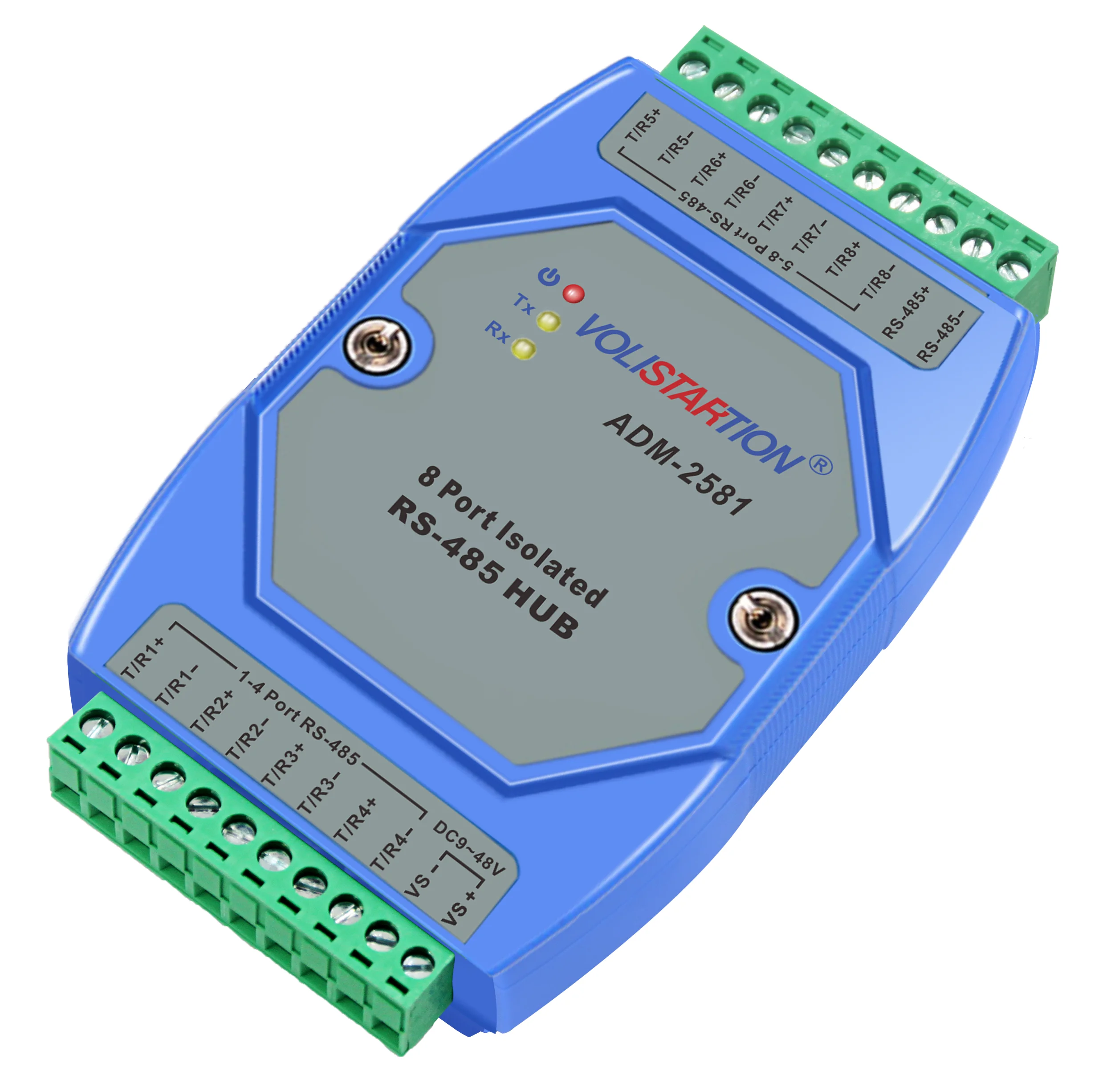 Adm-251 изолированный канал 45 Hub Port Rs45 Дистрибьютор от 1 до 8 Sharer ретранслятор