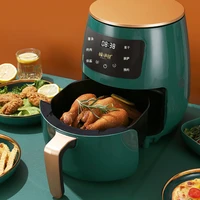 1200w home touch screen air fryer smart 4 5l large capacity no fume fully automatic multifunctional french fries maker