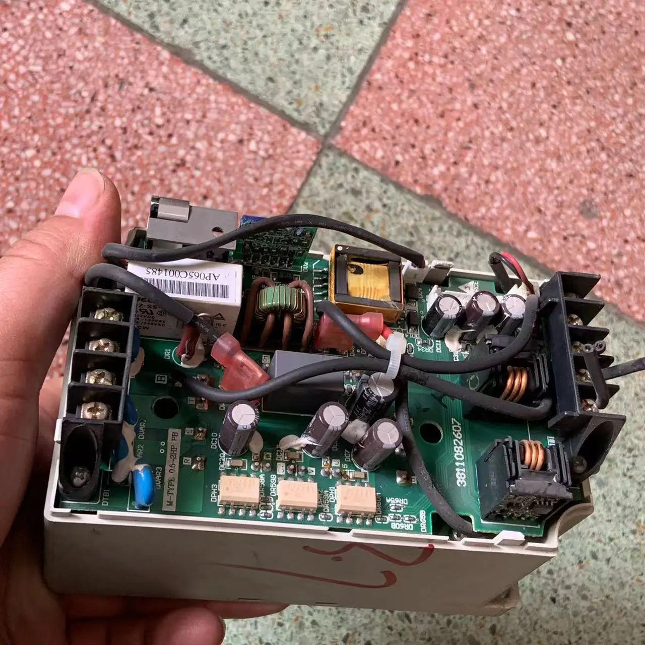 Разборка инвертора Delta VFD-M 220 В 0 75 0075 кВт VFD04 015M21A плата драйвера питания