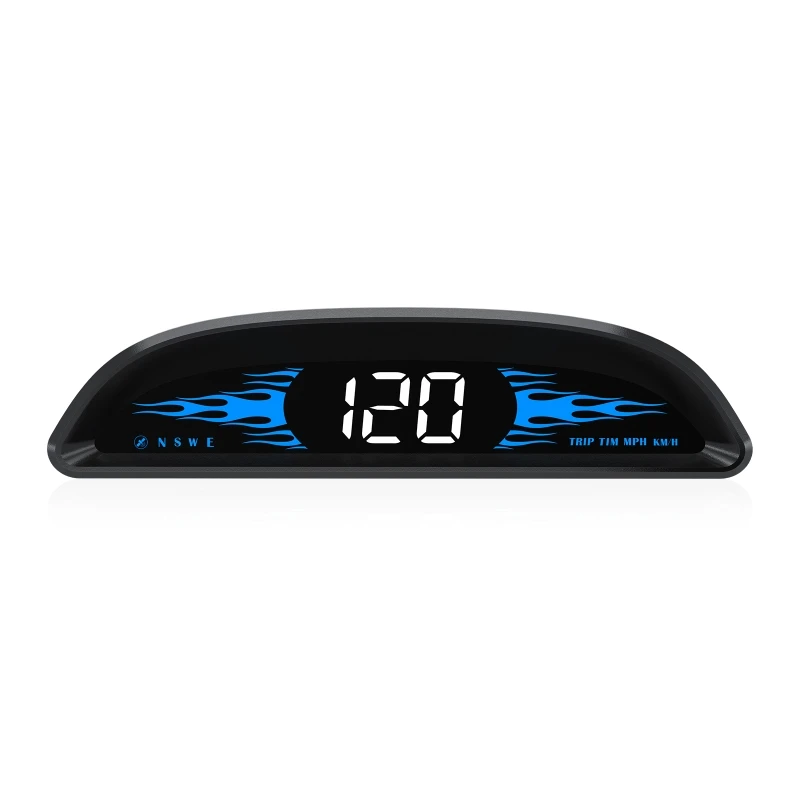 

G99F High Definition HUD Car Head Up Display Overspeed Alarm Speedometer GPS HUD Digital Gauges Auto Fatigue Driving Reminder