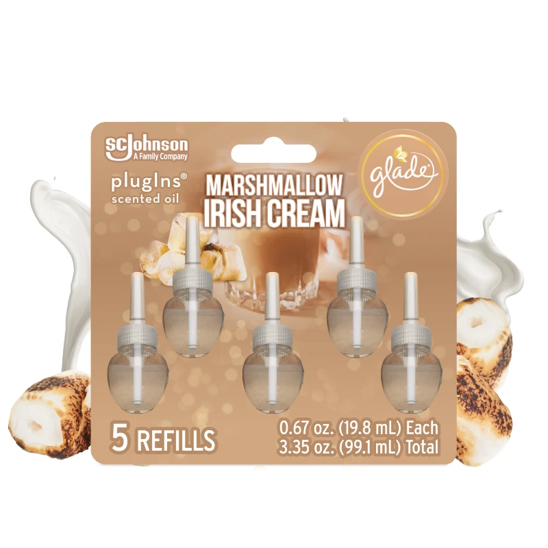 

Plug In Refills, 5 Refills, Electric Scented Oil, Marshmallow Irish Cream