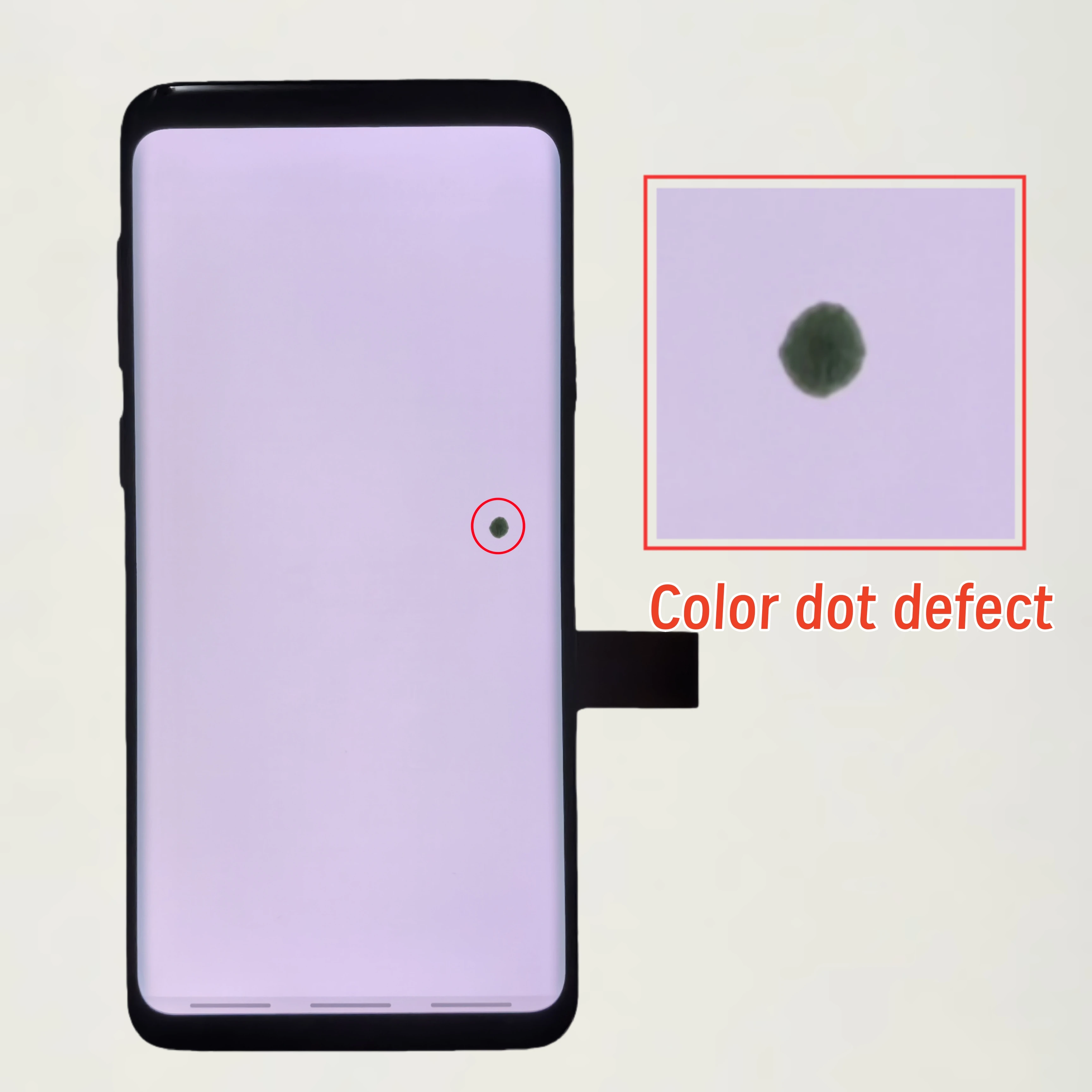 Фото AMOLED LCD-дисплей для Samsung Galaxy S9 Plus G965 G9650 G965U G965F G965W, сенсорный экран в сборе для S9+ с дефектом №5