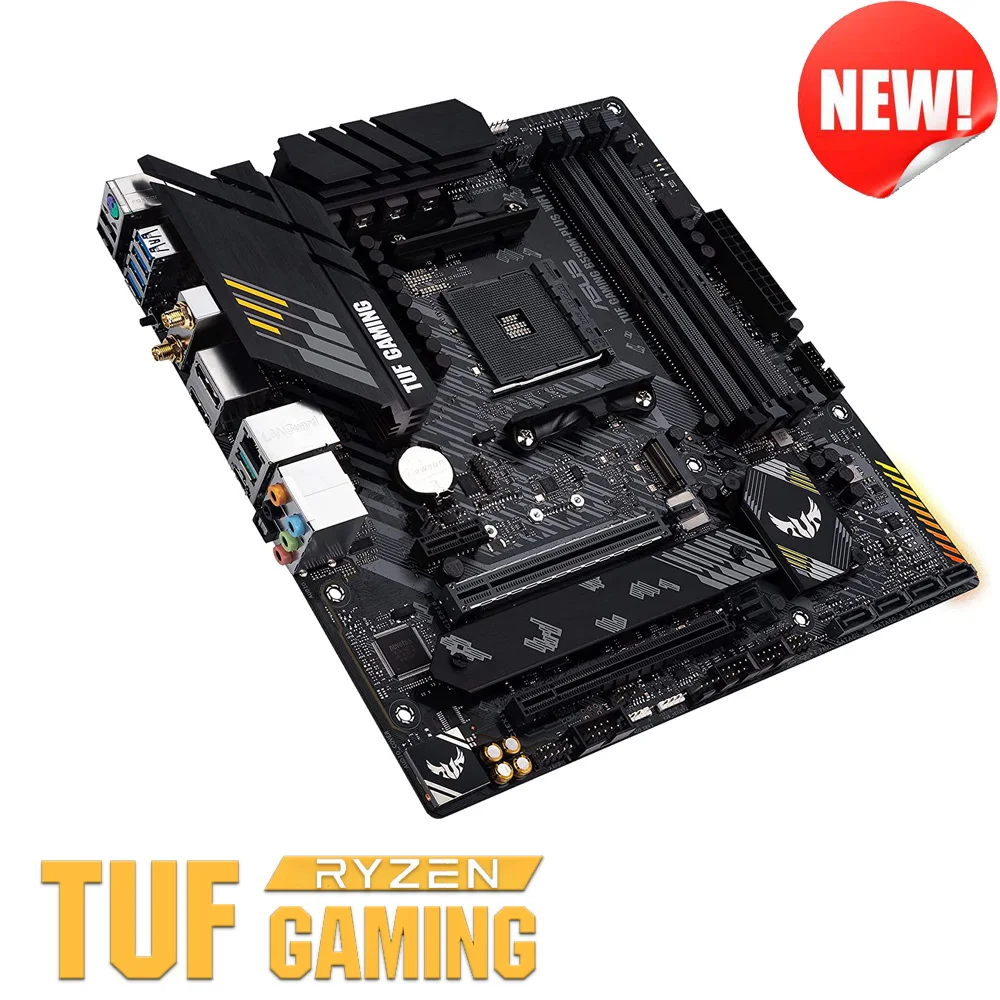 Asus TUF GAMING B550M-PLUS WIFI II B550 с комплектом материнской платы Ryzen 7 3700X PCI-E 4 0 DDR4 128 ГБ