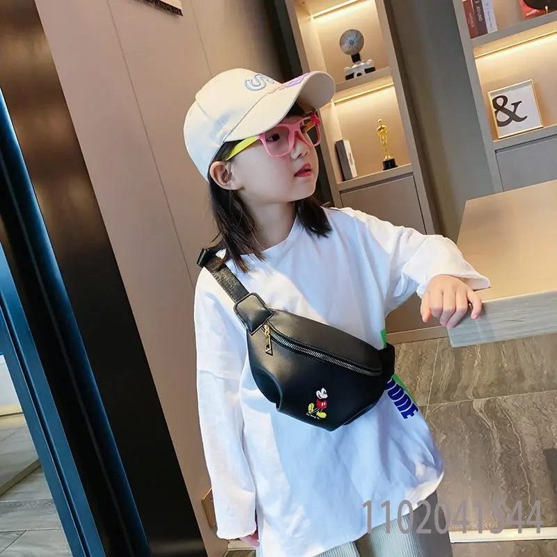 Disney Chest Bag for Kids Casual Cartoon Crossbody Bags Purse Side Bag for Girls Boys Sling Portable Durable Free Shipping