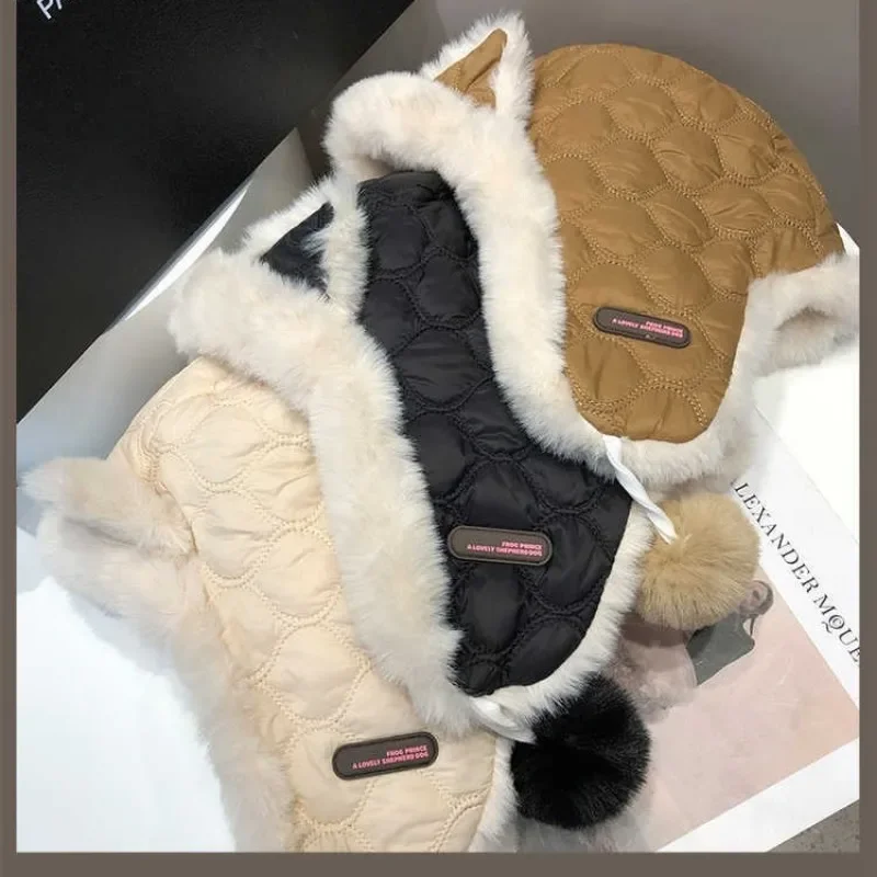 Милая плюшевая шапка с лисьими ушками женская зимняя утолщенная теплая