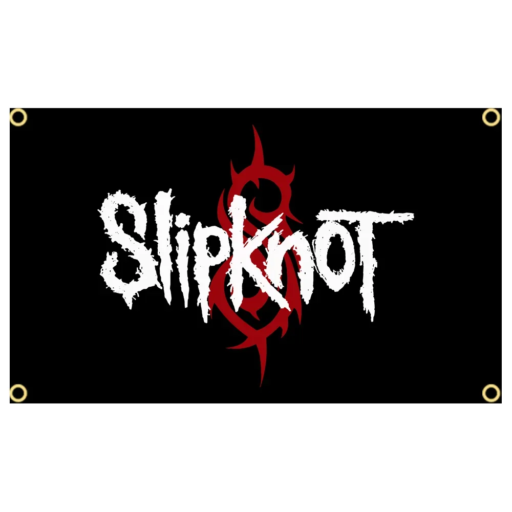 Фото 3x5 футов Slipknots хэви-метал группа флаг плакат гобелен полиэстер цифровая печать баннер для гаража Крытый уличное украшение №3