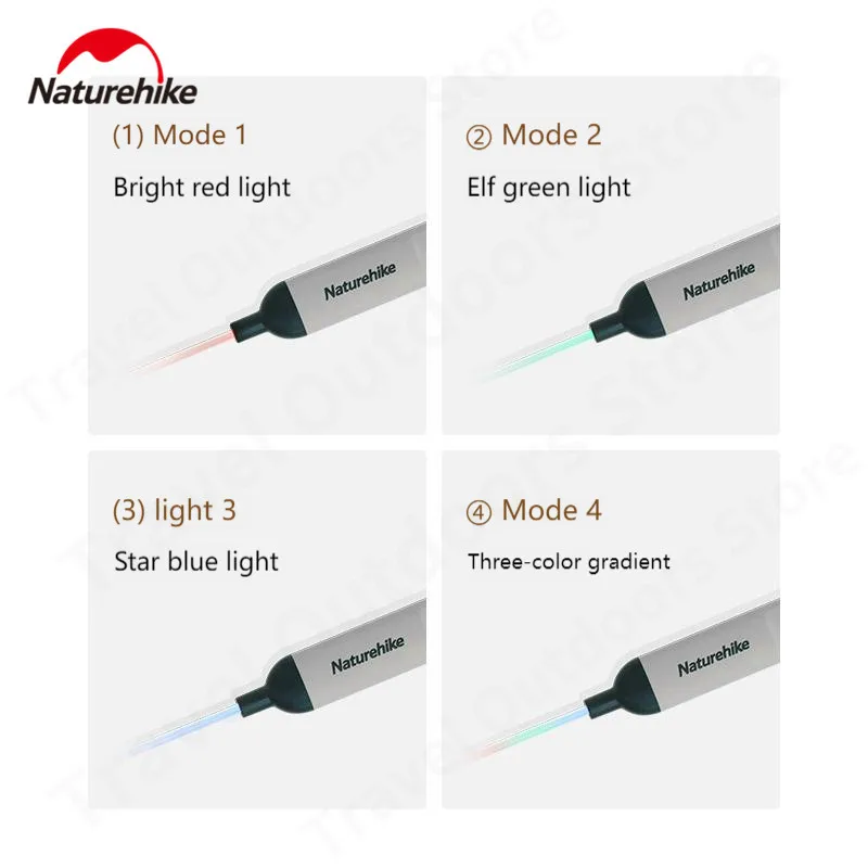 Naturehike уличный ветровой веревочный светильник 4 шт. длина 1 8 м палатка сигнальная