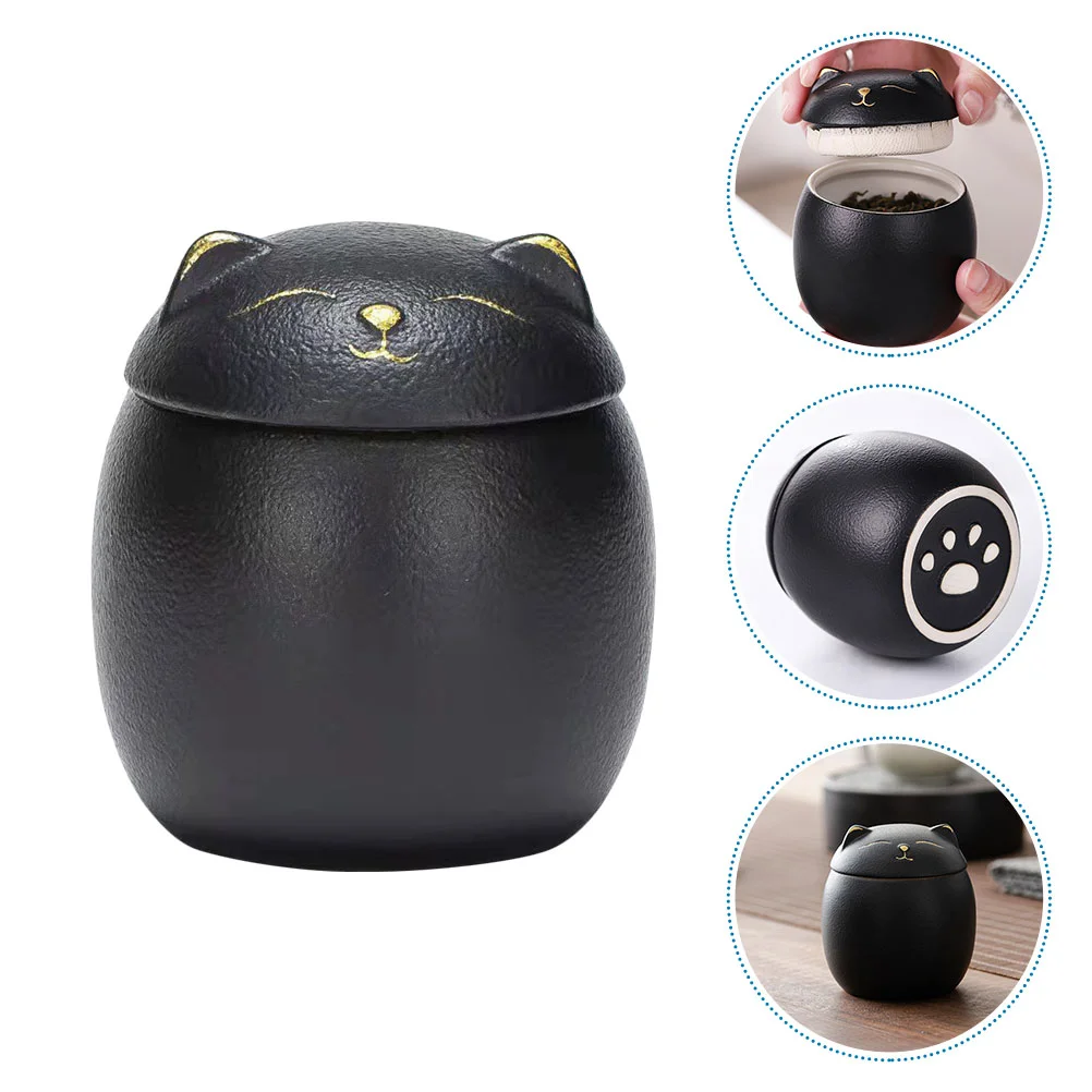 

Urn Cremationcat Pet Ceramicdog Small Keepsake Box Urns Mini Lovely Memorial Human Ash Canister Wear Accessories Resistant