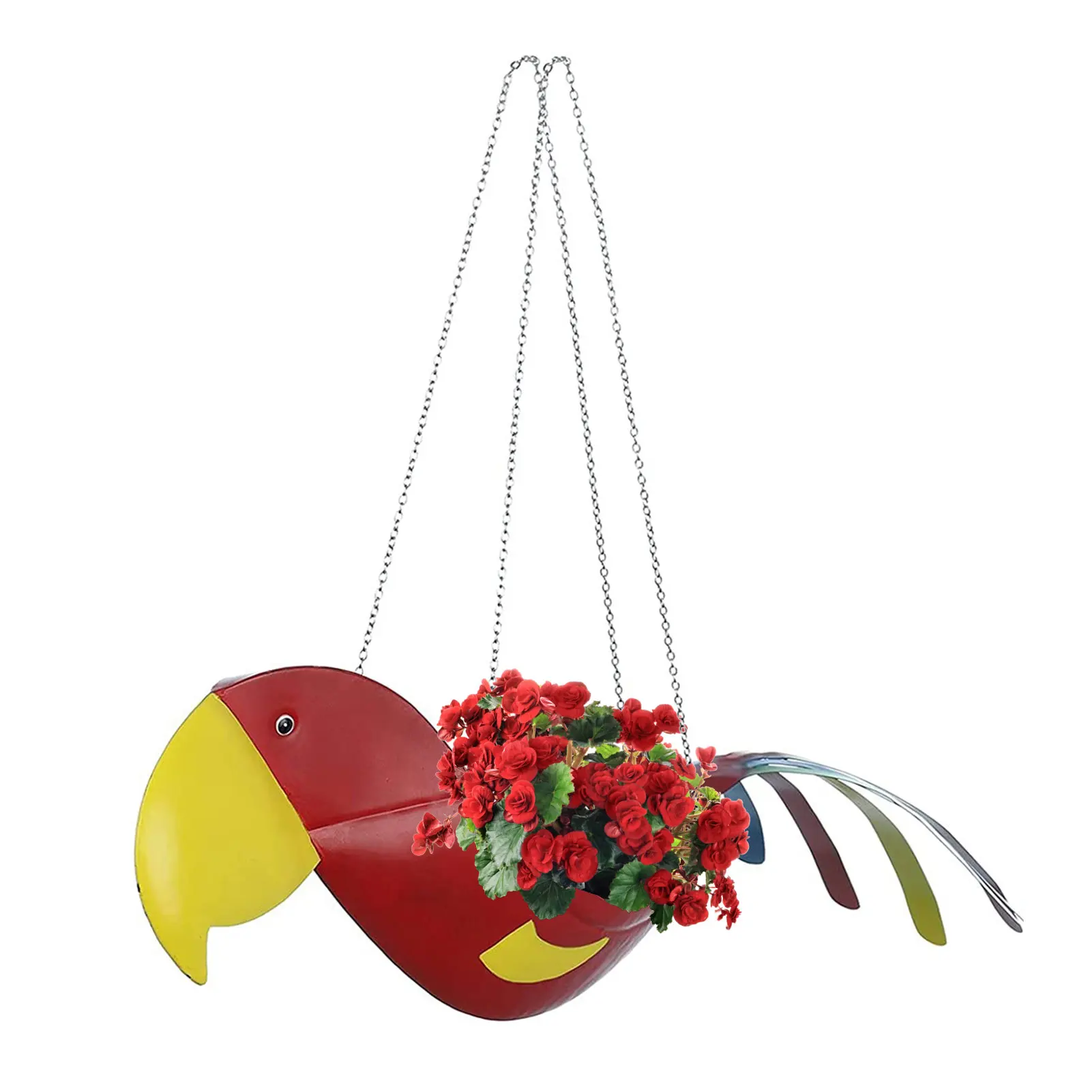 

Моделирование животных, цветок, стильный Летающий попугай, подвесной Плантатор для балкона, садовый плантатор для украшения дома и сада