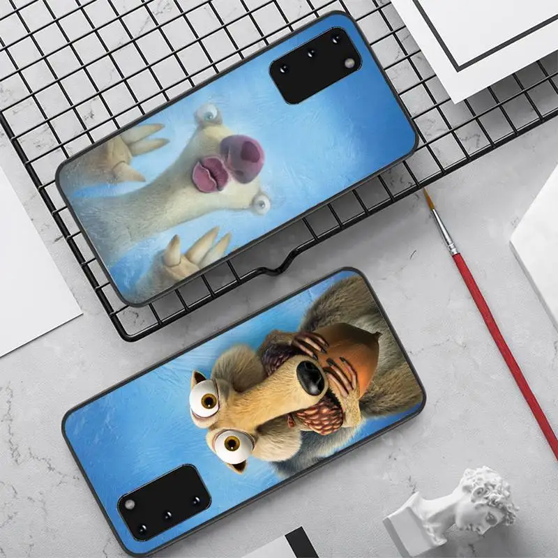 

Disney Ice Age Phone Case for Samsung S10 21 20 9 8 plus lite S20 UlTRA 7edge