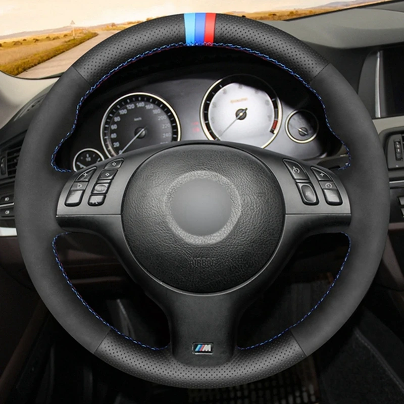 Индивидуальная искусственная тесьма для ручного шитья черная замша BMW E46 E39 330i 540i