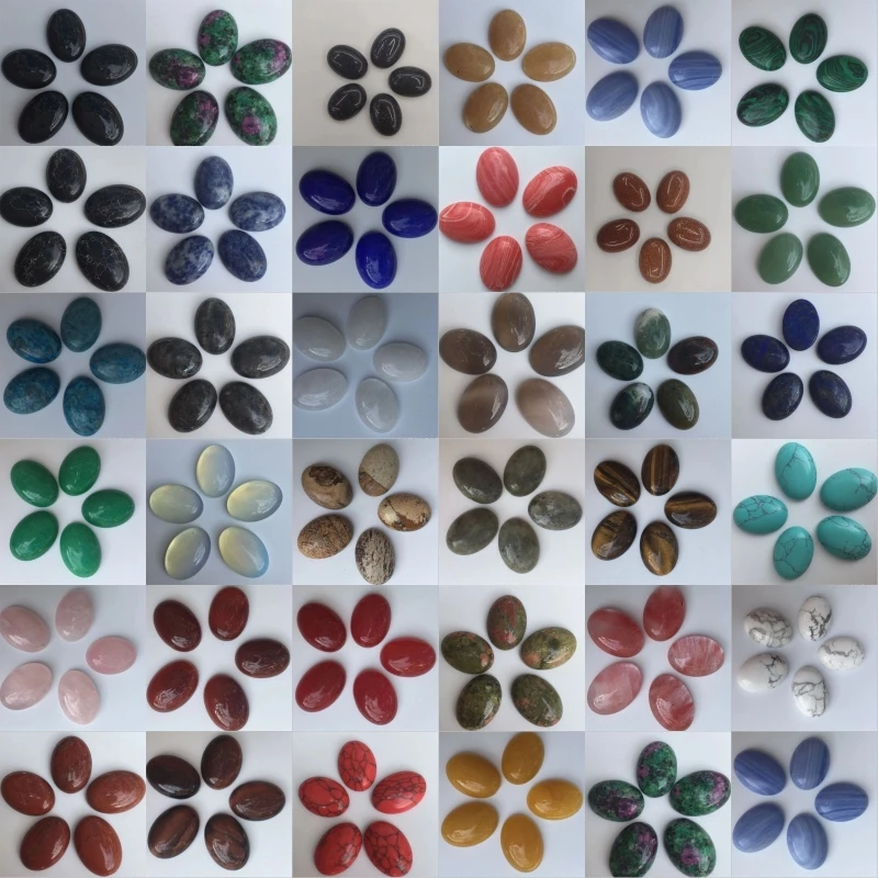 Овальные кабошоны сделай сам с плоской задней частью полудрагоценный аметист