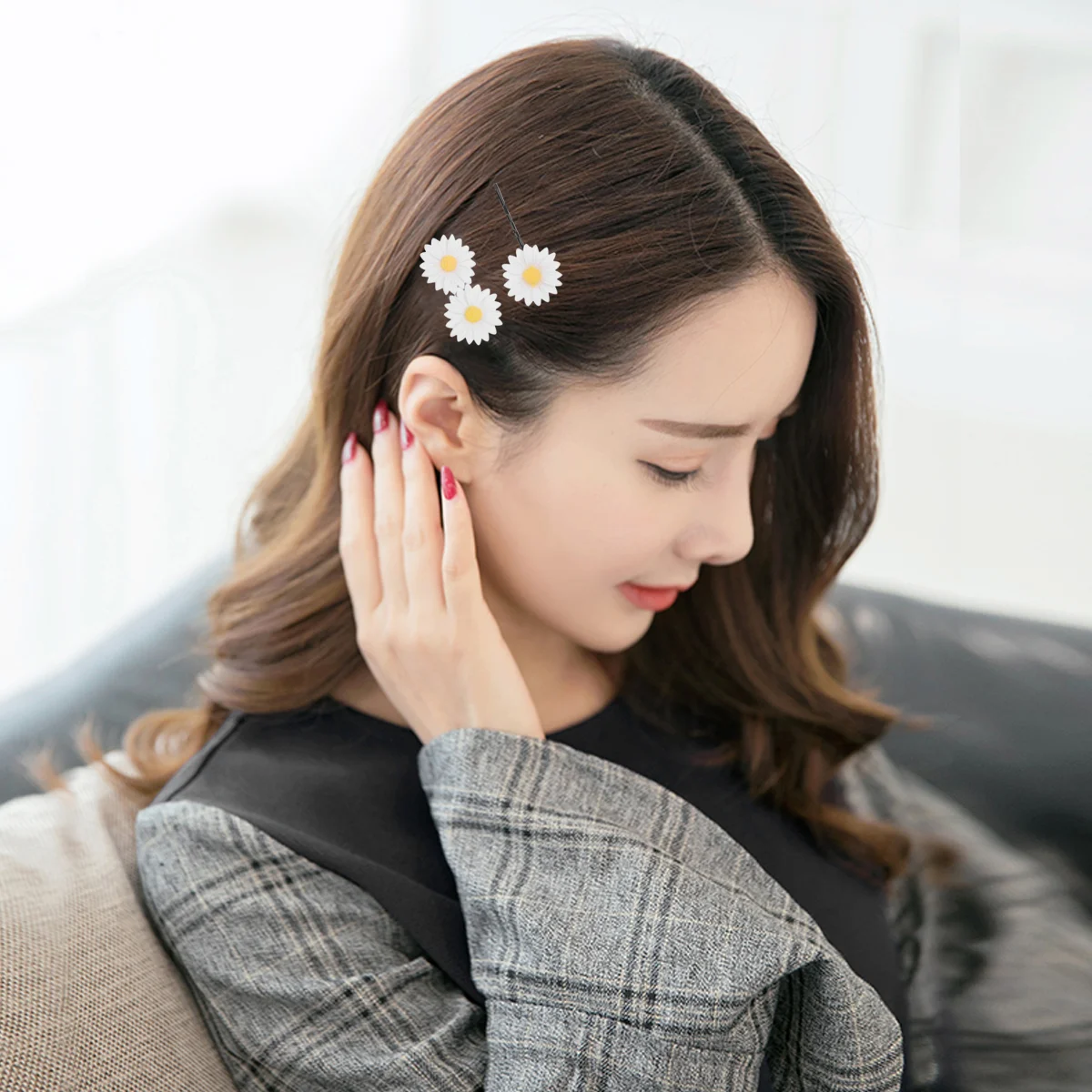 

12pcs Hair Pins Flower Barrettes Hair Accessories Bobby Pins for Women Girls
