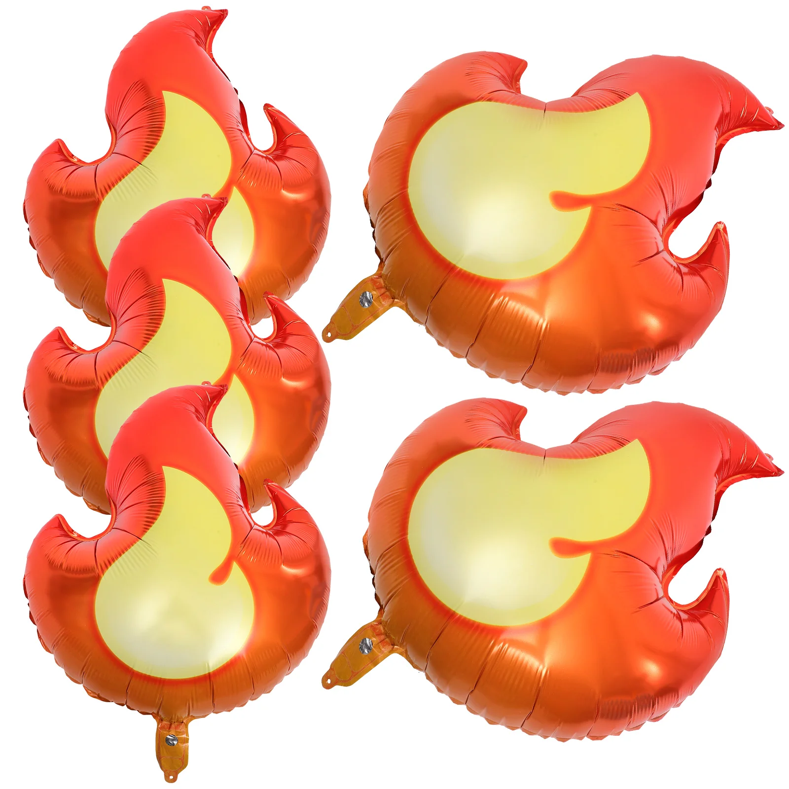 5 шт. красные воздушные шары с пламенем вечерние опора для огня украшения