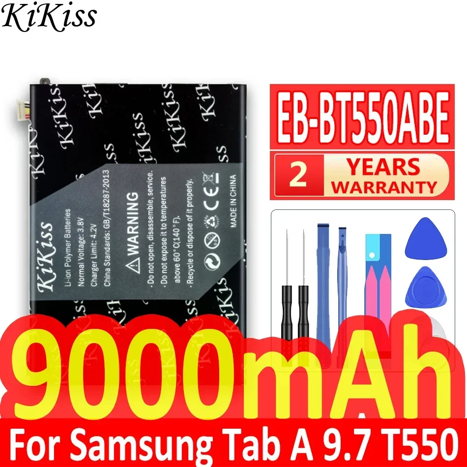 Аккумулятор KiKiss для Samsung Galaxy Tab A A2 7 0 8 9 10 1 2016 2019 5 T280 T285 T580 T585 T355C T555C SM T510 T515 T590