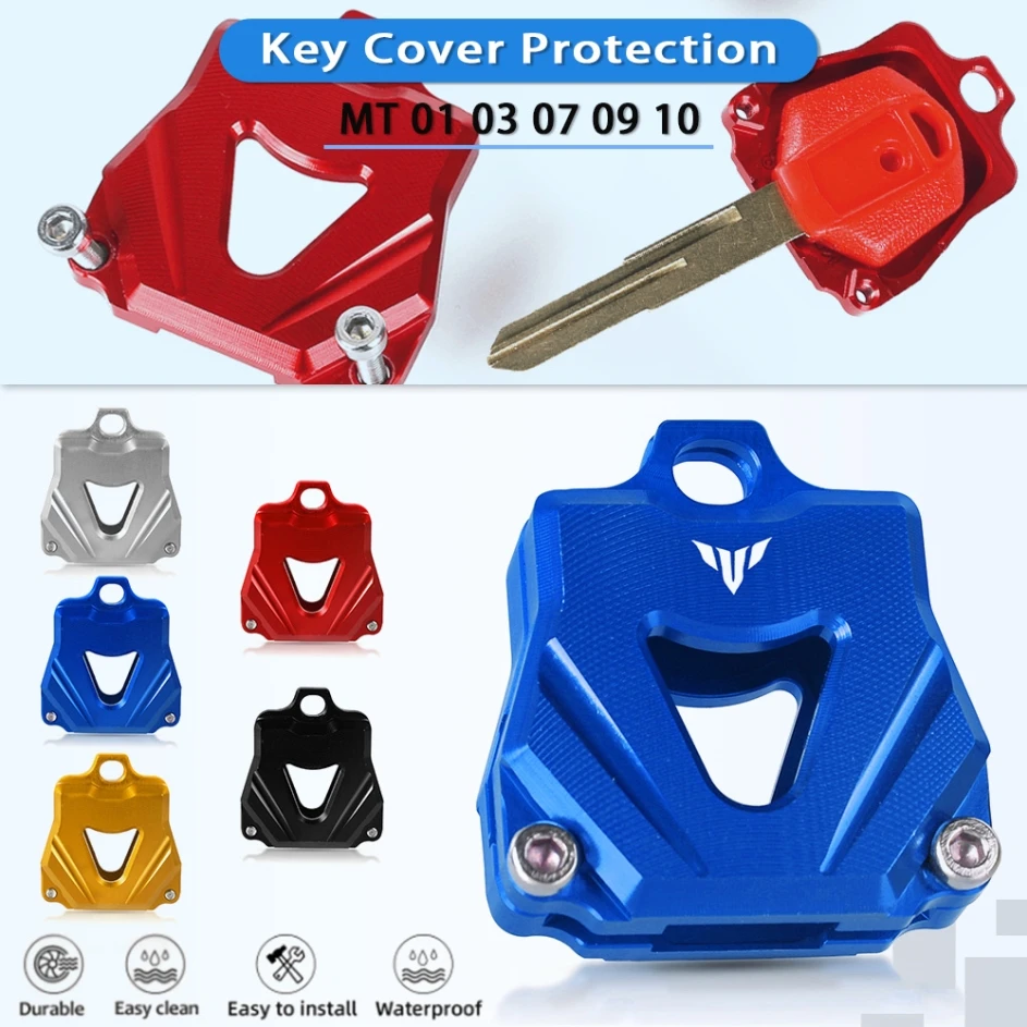 

MT01 MT03 MT07 MT09 MT10 Motorcycle Accessories Key Shell Case Protective Cover For Yamaha MT 01 03 07 09 10 MT-07 MT-10 MT-03