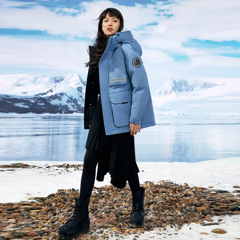 Светоотражающий пуховик BOSIDENG