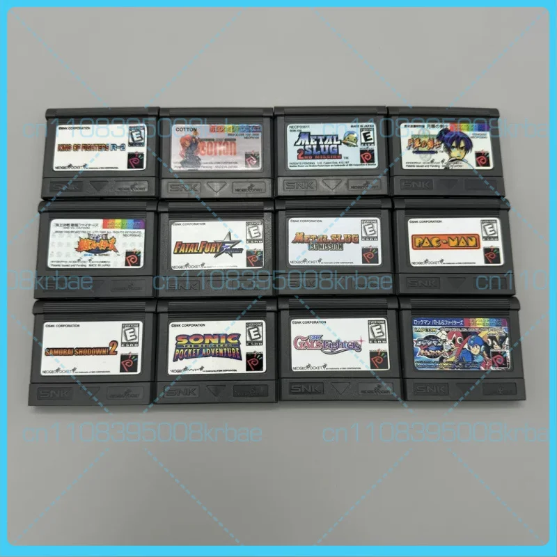 Фото Для игровых картриджей SNK NGP NGPC – Metal Slug, King of Fighters, Rockman, Cotton, SVC Chaos №1
