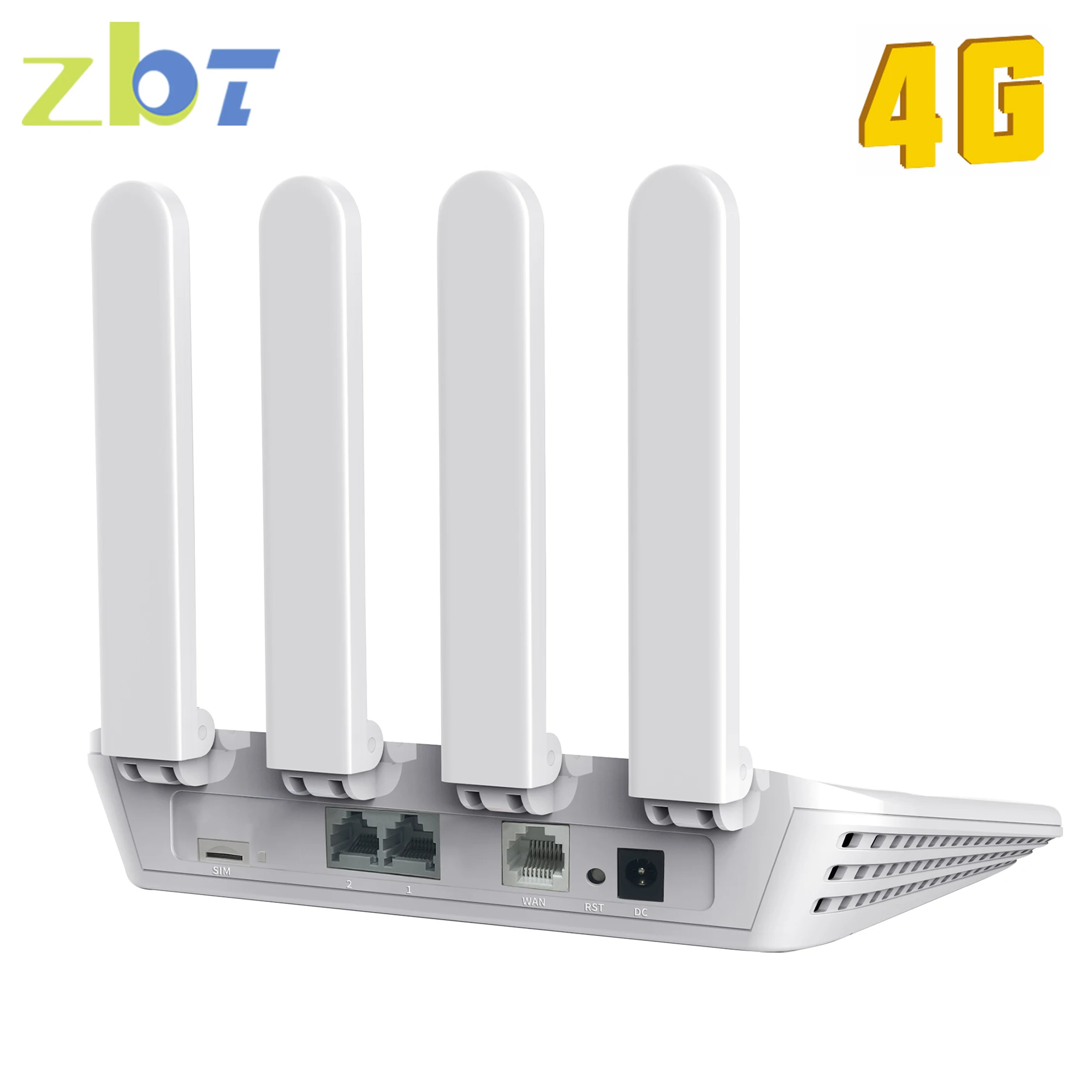 ZBT LTE 4G Wifi Router SIM Card Slot RJ45 LAN EC200T-EU Modem 300Mbps Wireless Roteador Frequency Range B28 B20 B8