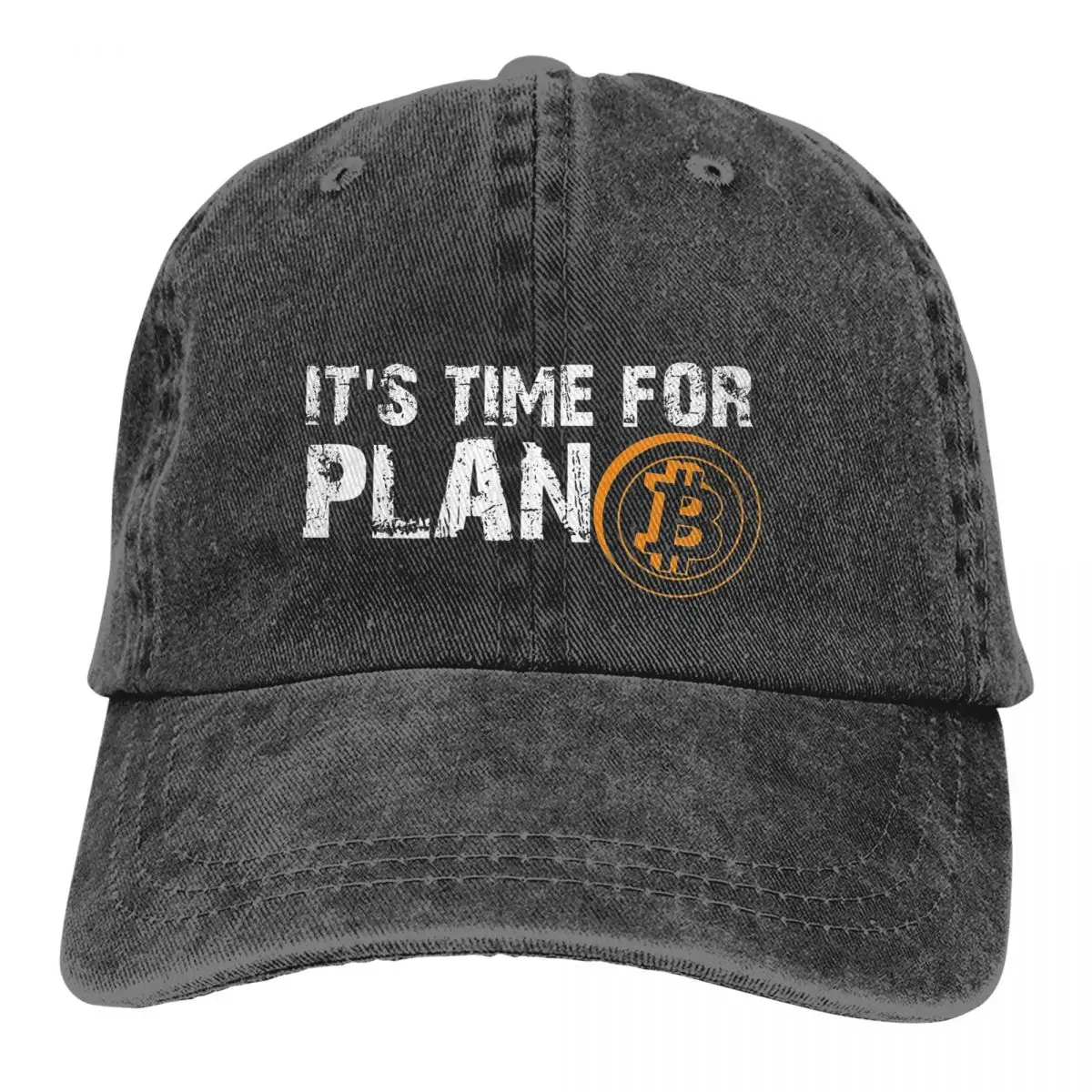 

Pure Color Dad Hats It's Time For Plan B Women's Hat Sun Visor Baseball Caps Bitcoin Cryptocurrency Miners Meme Peaked Cap