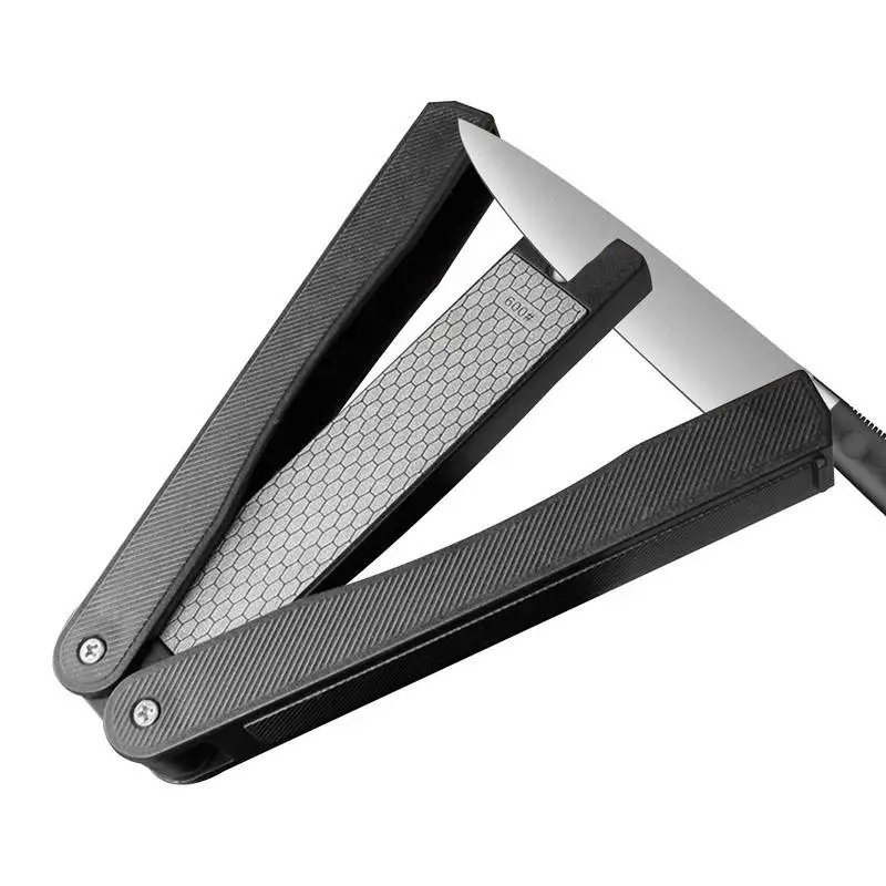 

Folding Pocket Diamondes Knives Sharpener Double Sided Diamondes File 400/600 Grit Pocket Diamondes Knives Sharpener Garden