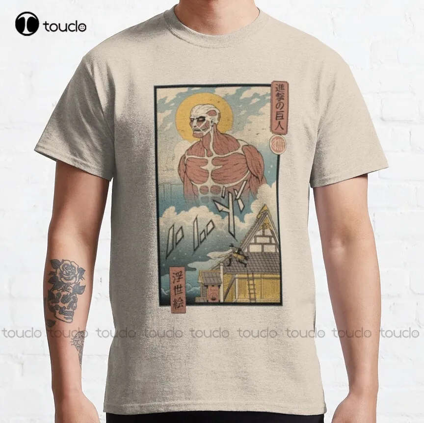 

Aot Attack On Titan Classic T-Shirt T-Shirts Custom Aldult Teen Unisex Digital Printing Tee Shirt Xs-5Xl Fashion Funny New
