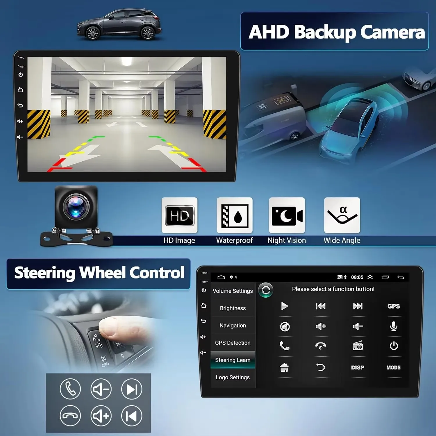 Фото Автомагнитола Android 16 для Mercedes Benz C-Class W203 C200 C320 C350 CLK W209 2002-2005 с GPS-навигацией и мультимедийным плеером №5