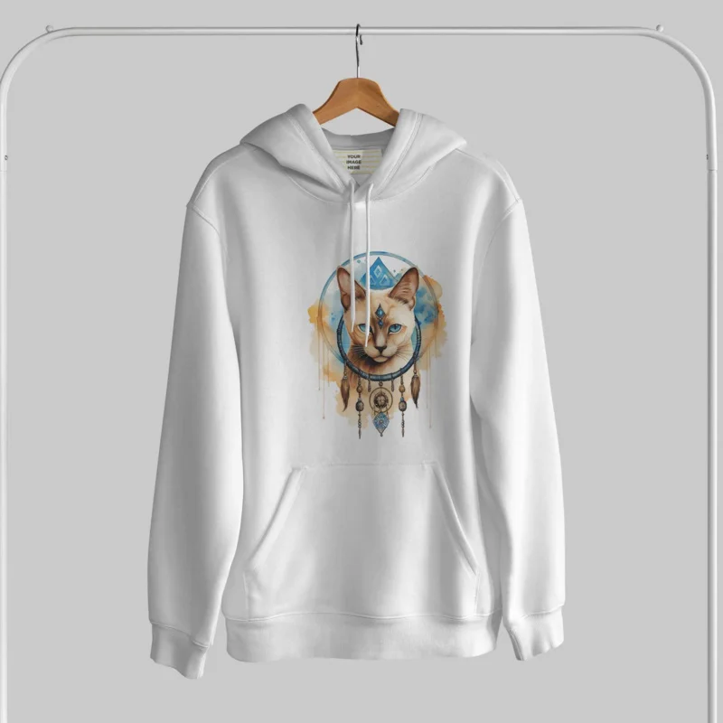 Акварель Волшебная кошка волшебный шар DTF термонаклейка Переводные картинки