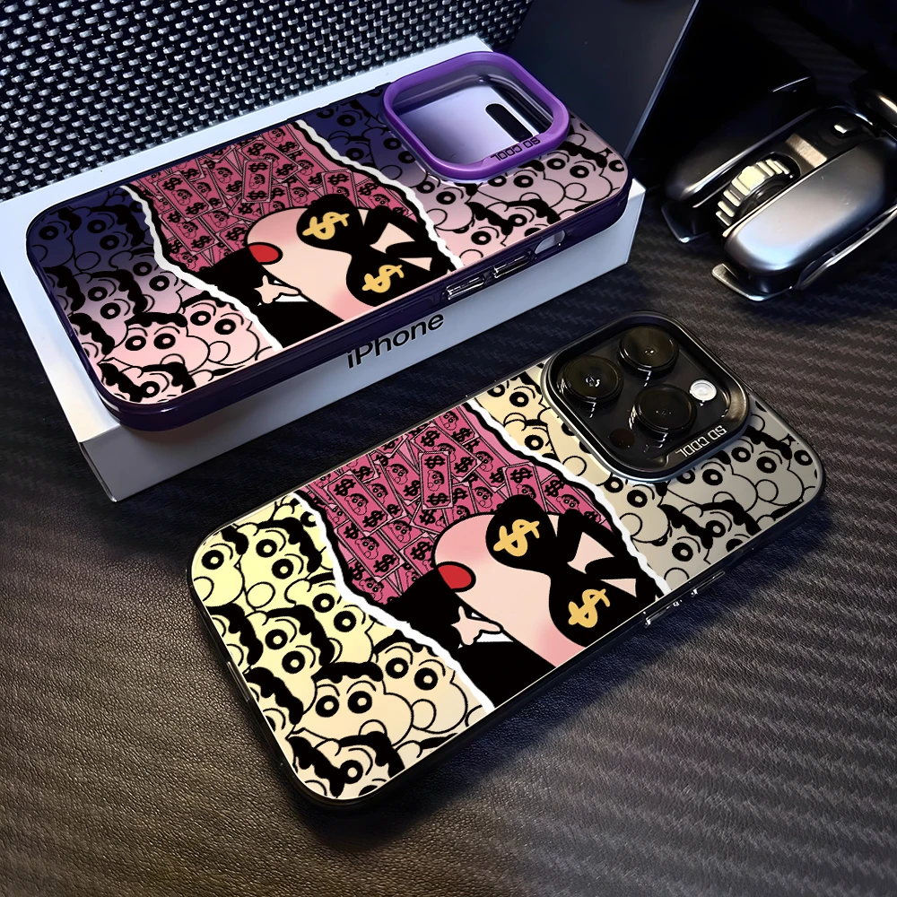 C-Crayons Cartoon Shin-chans Phone Case for Samsung Galaxy A55 A54 A53 A52 A51 A50 A35 A34 A33 A30 A25 A23 A22 A16 4G 5G Cover