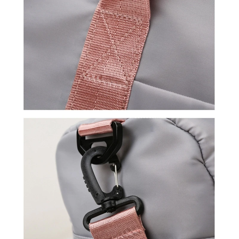 

M2EA Foldable Travel Bags for Women Large Capacity Men's Sports Bag Weekend Messenger Dry and Wet Separation Shoes Organizer