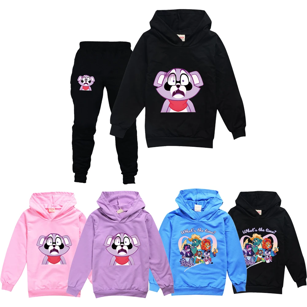 Детский комплект из свитшота и брюк с длинным рукавом