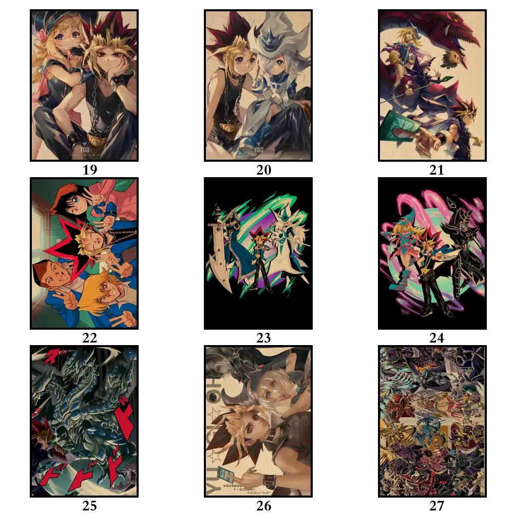 WTQ Аниме Постер Ю-Ги-О Холст