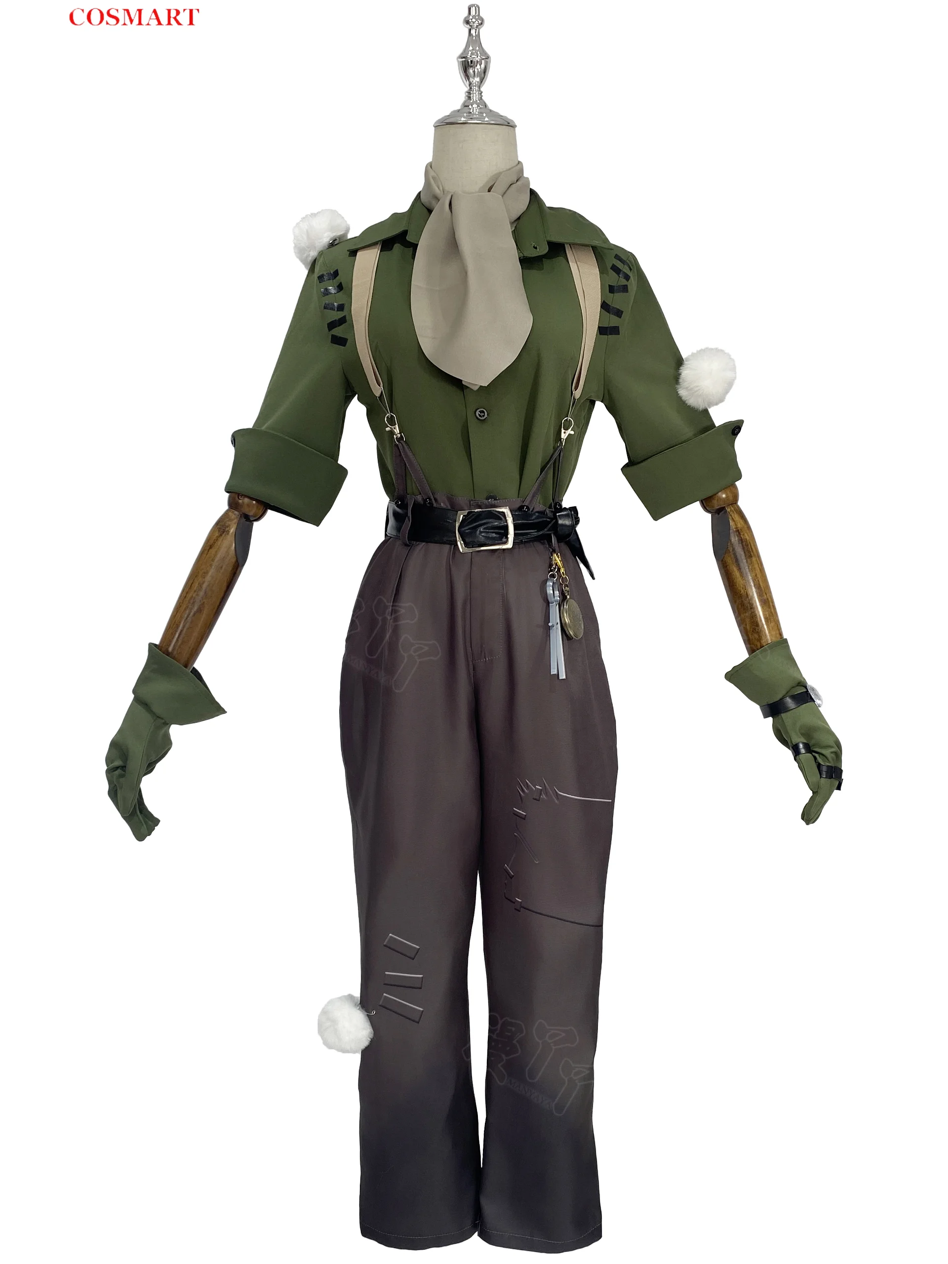 COSMART Identity V Norton Campbell Men Cosplay Costume Cos Game Anime Party Uniform Hallowen Play Role Clothes Clothing