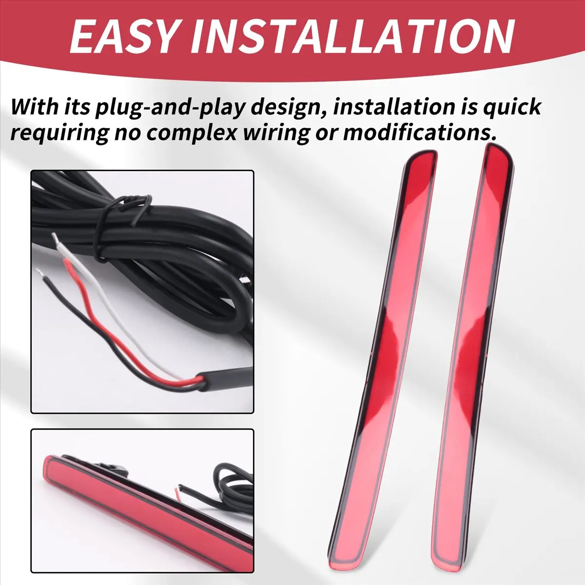 

Светодиодный отражатель заднего бампера для Toyota Corolla Hatchback E210 2019-2023, стоп-сигнал дальнего света