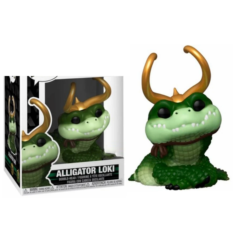 FUNKO POP Новое поступление Фильмы и ТВ тема Аллигатор Локи #901 Loki #895 #898 экшн-фигурки