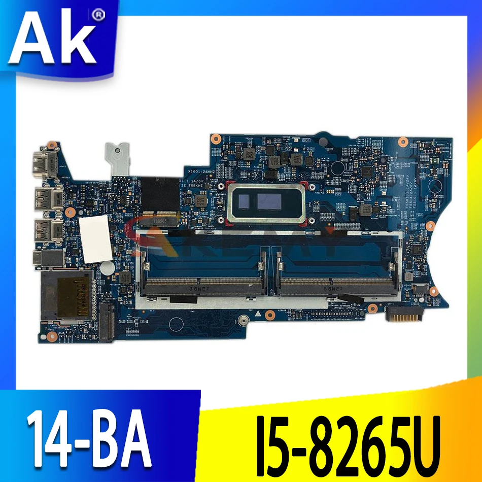 

L39180-601 L41253-601 For HP X360 14M 14-BA253CL 14-BA laptop motherboard 18755-1 448.0C212.0011 With I5-8265U 100% tested