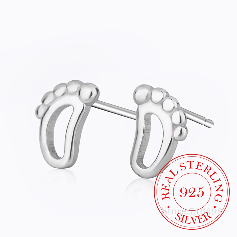 

Женские серьги-гвоздики геометрической формы, из серебра 925 пробы