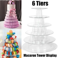 46tiers macarons display tower wedding cupcake dessert display rack tray cake stand holder for birthday baby shower party decor