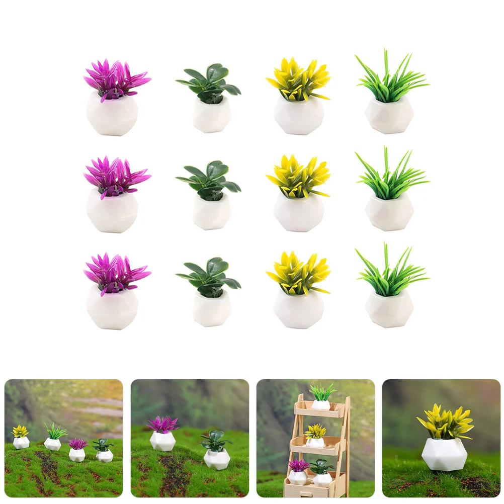 

Party Favors Miniature House Kit Tiny Potted Plants Decorations Table Centerpieces