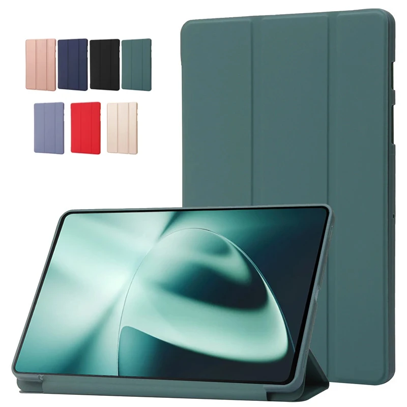 For OnePlus Pad Case Hoesje PU Leather Soft Silicone Back Stand Tablet Shell for OPPO Pad 2 Pad2 Case For Oneplus Pad 11.61 Inch