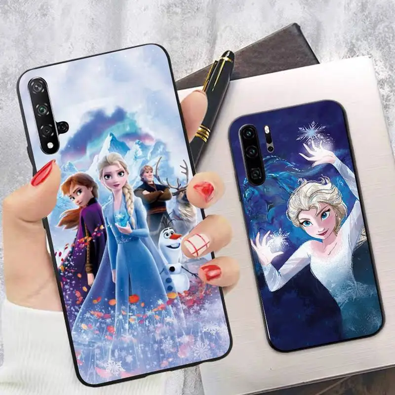 

Disney Frozen Phone Case for Huawei P30 40 20 10 8 9 lite pro plus Psmart2019