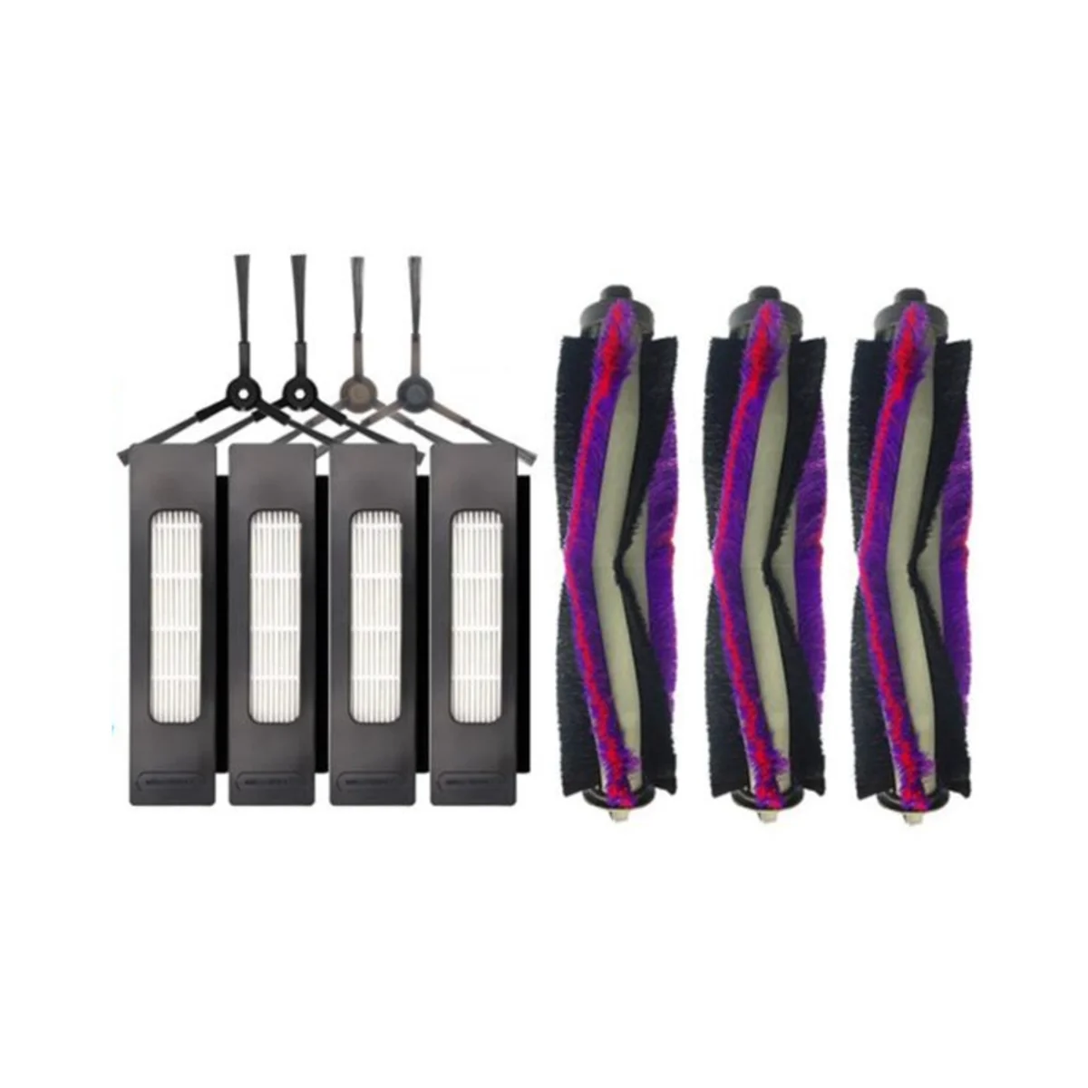

11Pcs Accessories Kit for M7/ I10/ M71CN/ M7Pro/M7Max Vacuum Cleaner Main Side Brush HEPA Filter