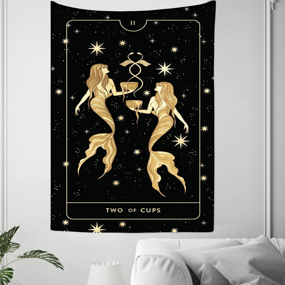 Подвесные карты Таро с изображением солнца Луны мандалы астрологические гадания