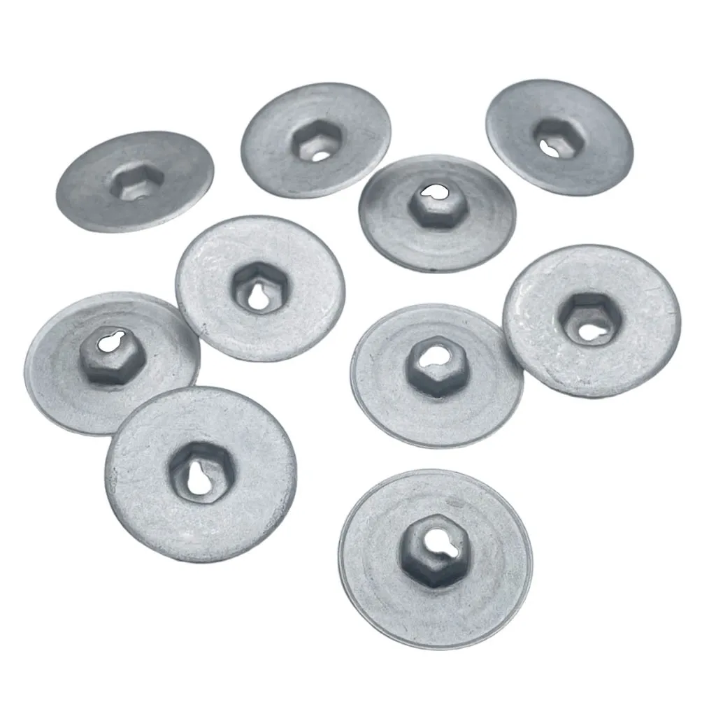 

10/5 шт., металлические крепежные детали, изоляционные панели, крепежные шайбы для мини-транспортных средств BMW 07146949380