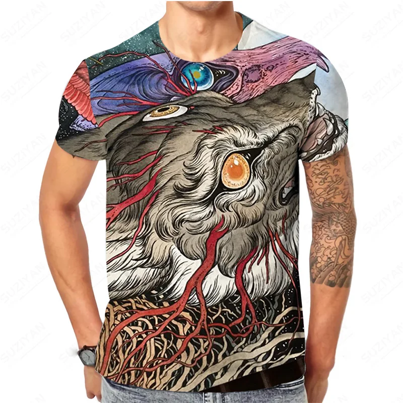 

T Shirt Men Spain Quick Dry Print Men'S Clothing Is Sexy For Male New Arrivals Goth 3D Printed Fahsion Loose Tops