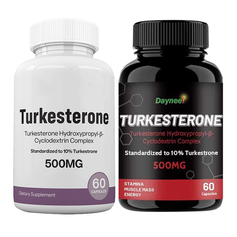 

2 Bottle 120 Pills Turkesterone Capsules 500mg Zengji Helps exercise muscles burn fat enhance male health Maintain energy levels