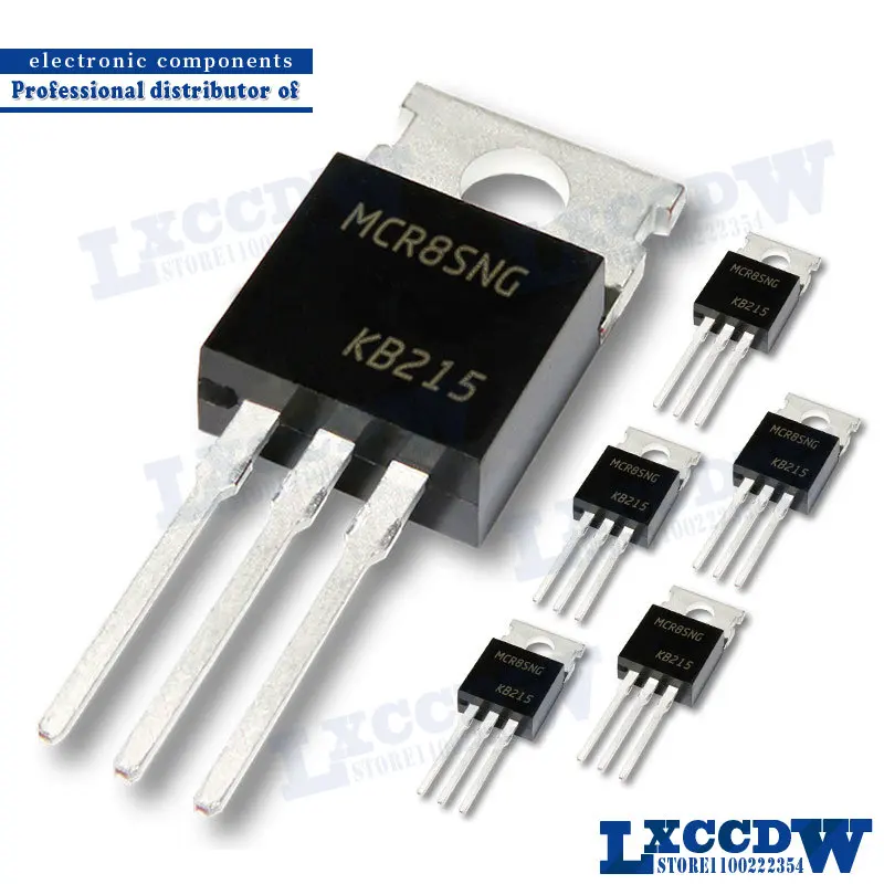 

10 шт. MCR8SNG TO-220 MCR8SN TO220 SCR 8A 800V MCRBSNG