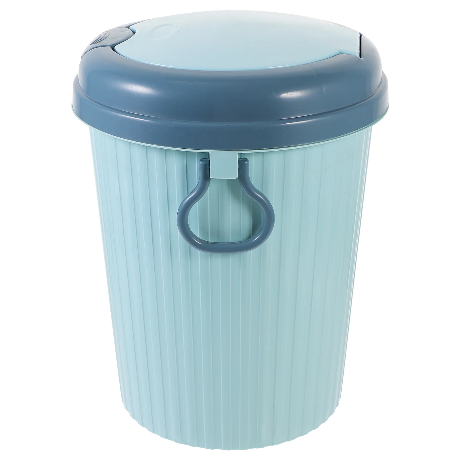 

Trash Can Kitchen Small Bin With Lid Room Recycling Cover Bathroom Bedroom Garbage Office
